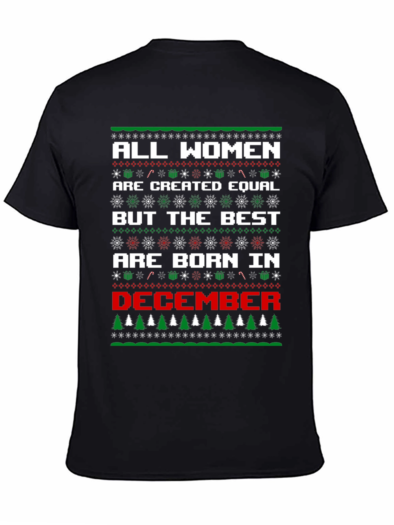 Women Born in December Christmas T-Shirt