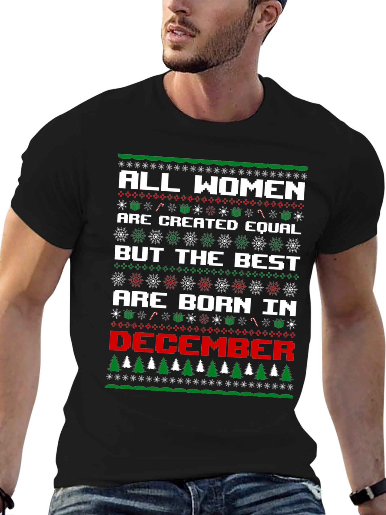 Women Born in December Christmas T-Shirt