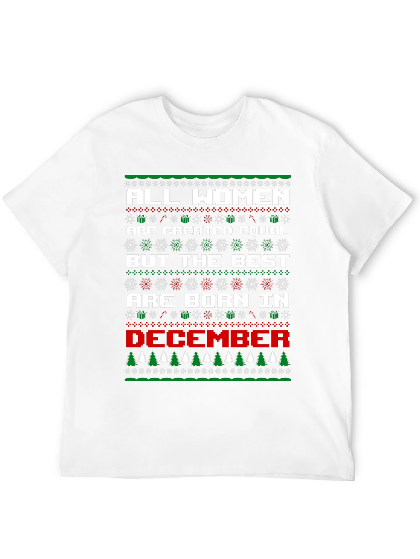 Women Born in December Christmas T-Shirt