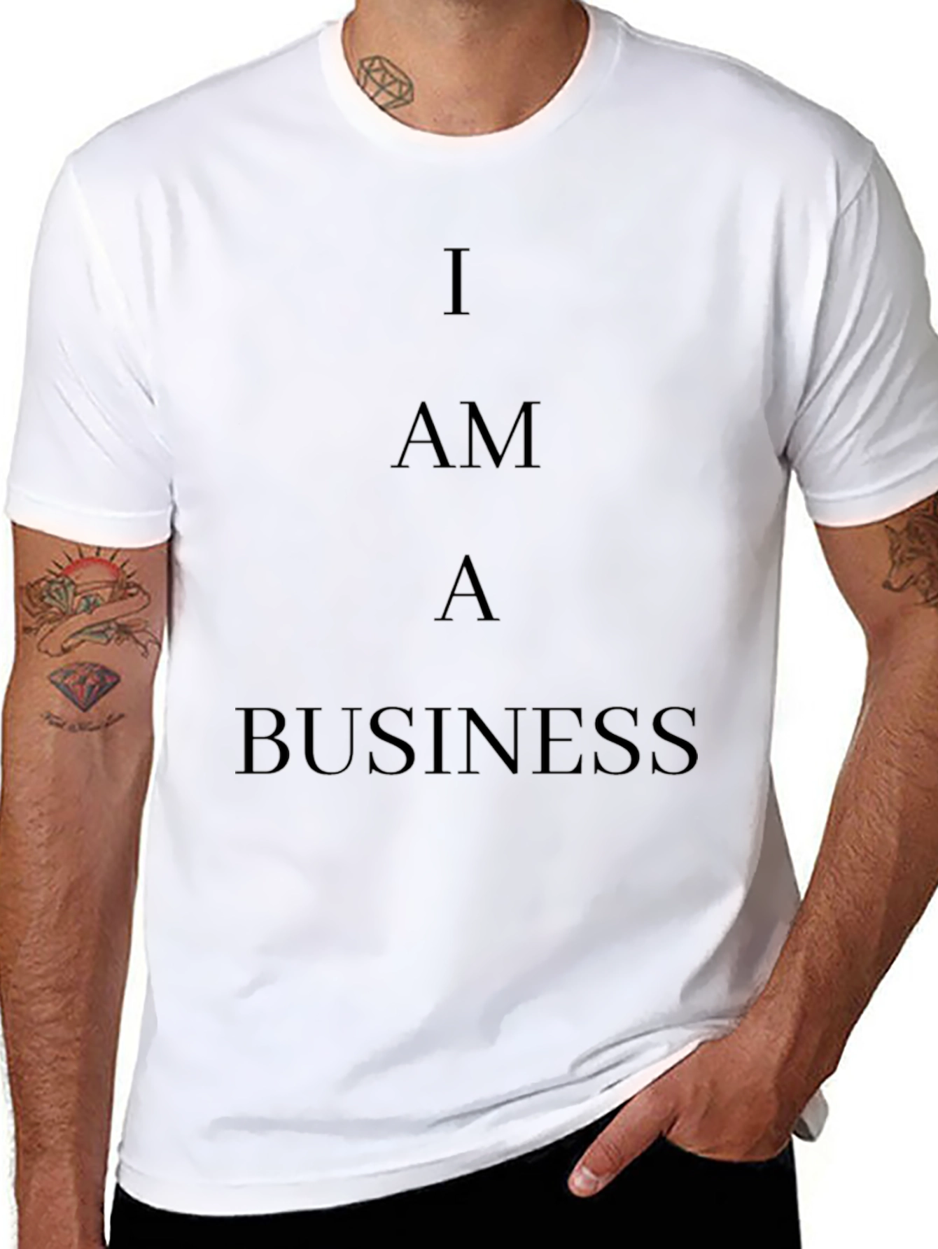 I Am A Business Black T-Shirt