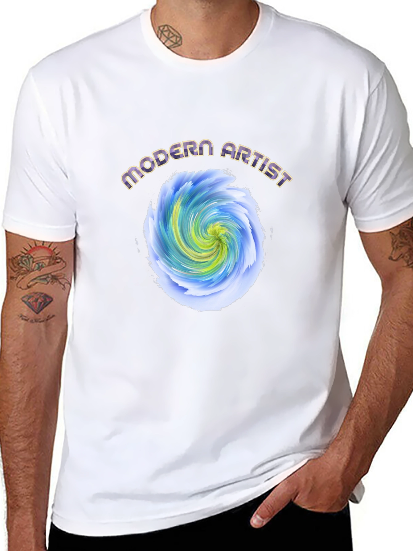 Modern Artist Graphic T-Shirt - Artistic Design