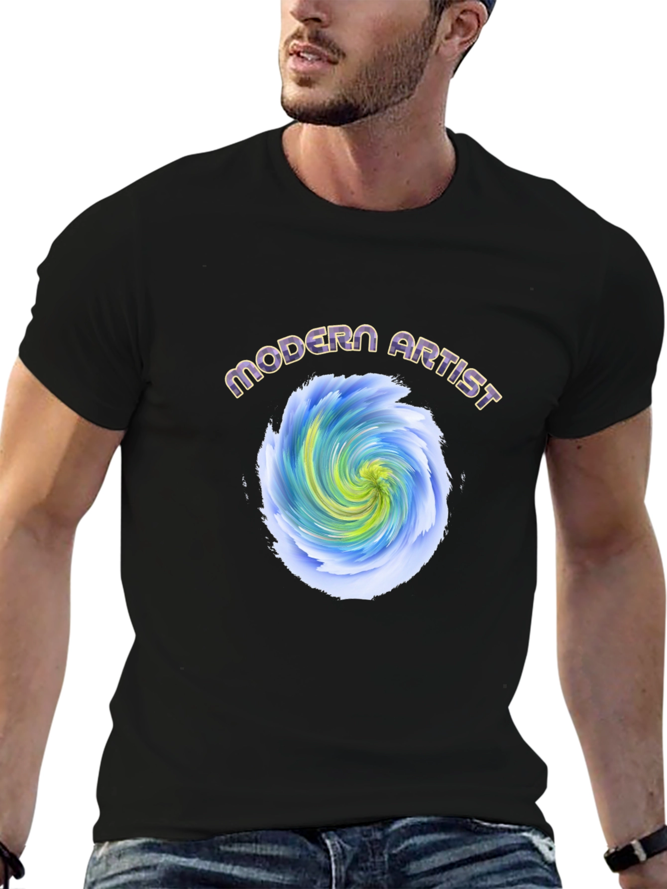Modern Artist Graphic T-Shirt - Artistic Design