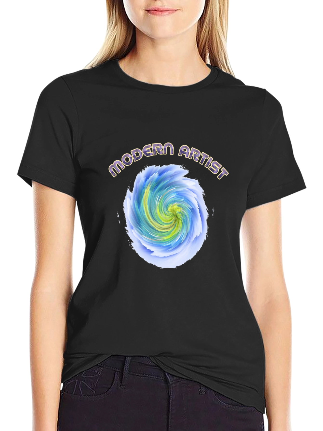 Modern Artist Graphic T-Shirt - Artistic Design