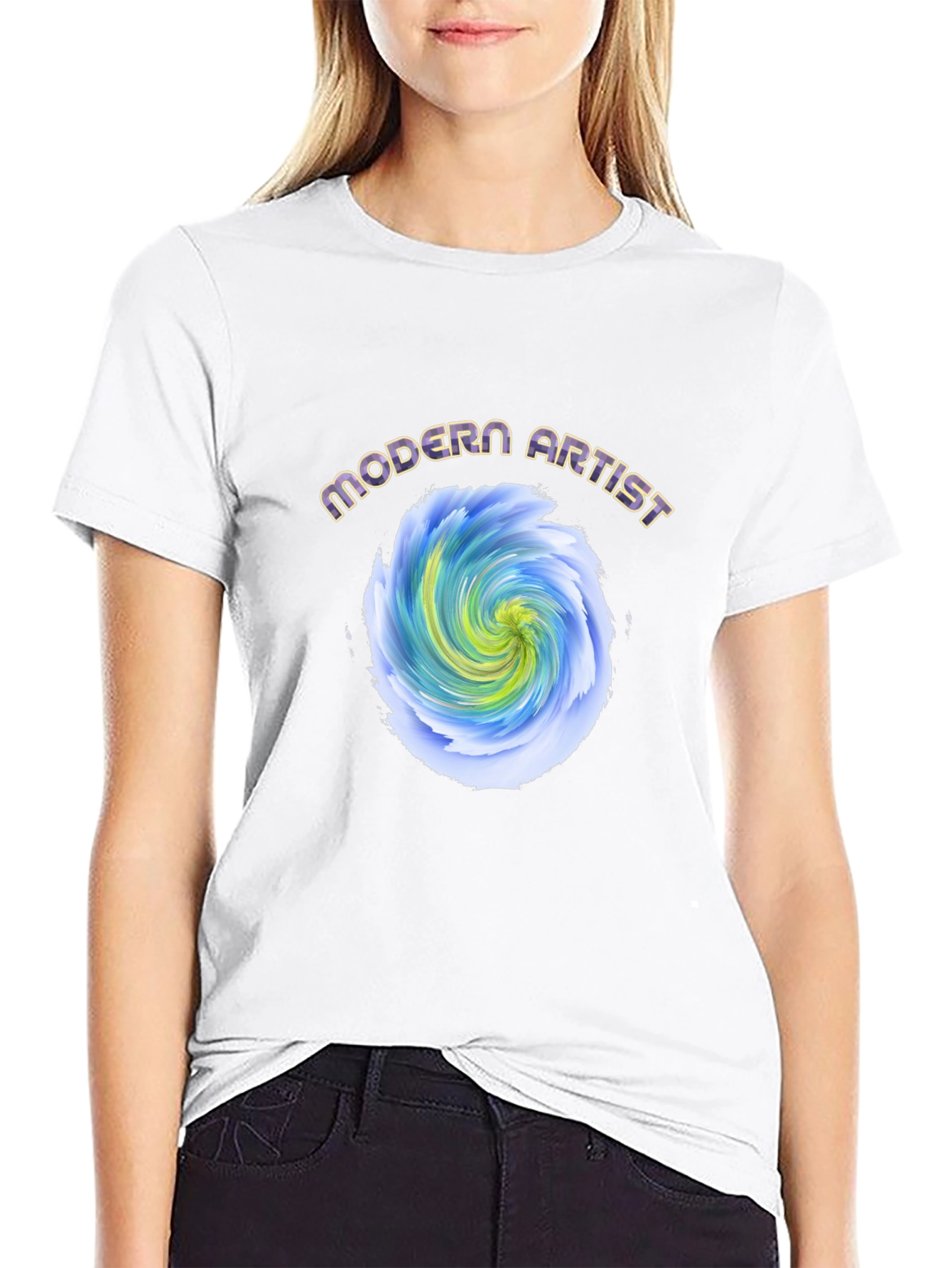 Modern Artist Graphic T-Shirt - Artistic Design