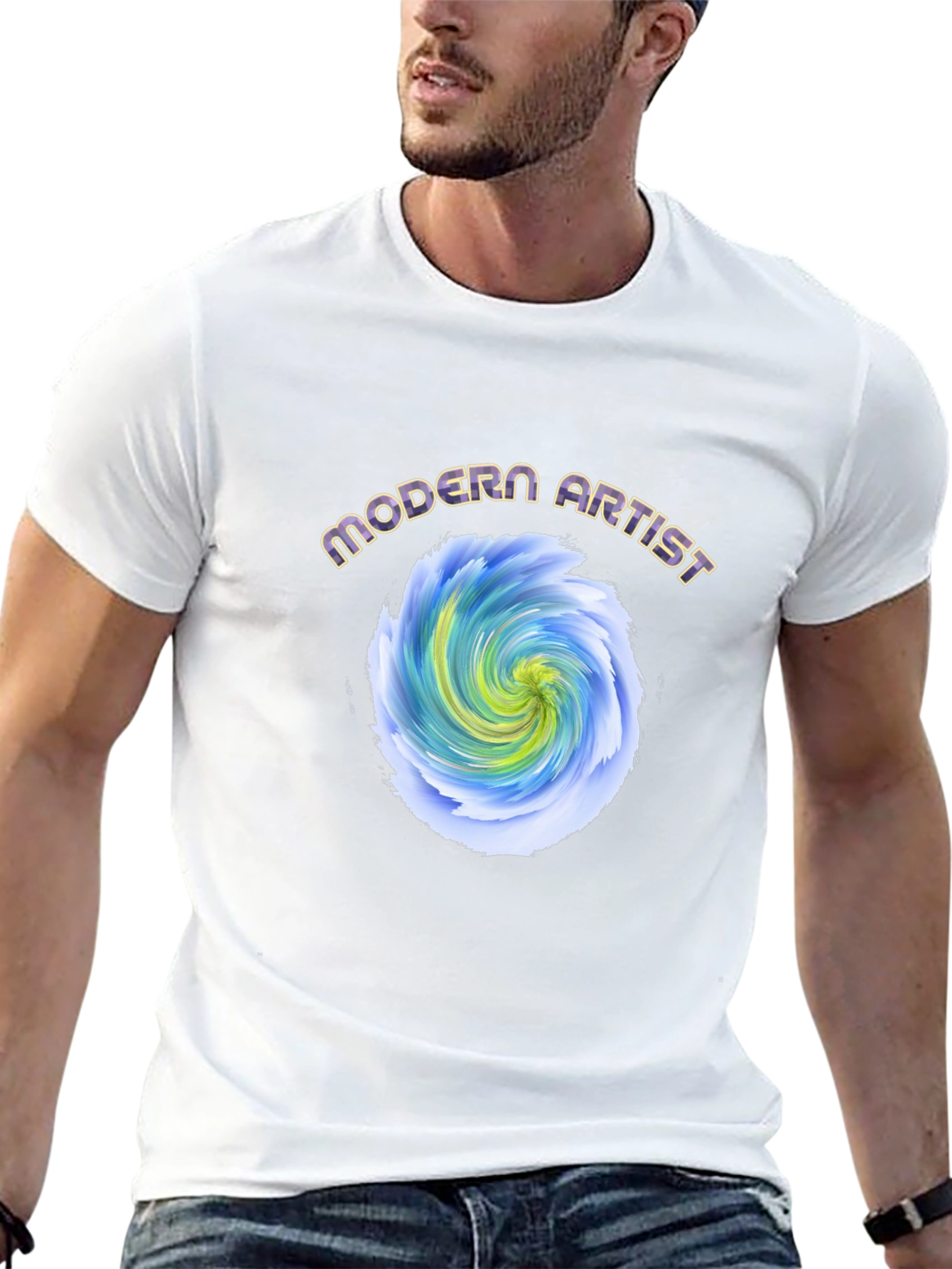 Modern Artist Graphic T-Shirt - Artistic Design