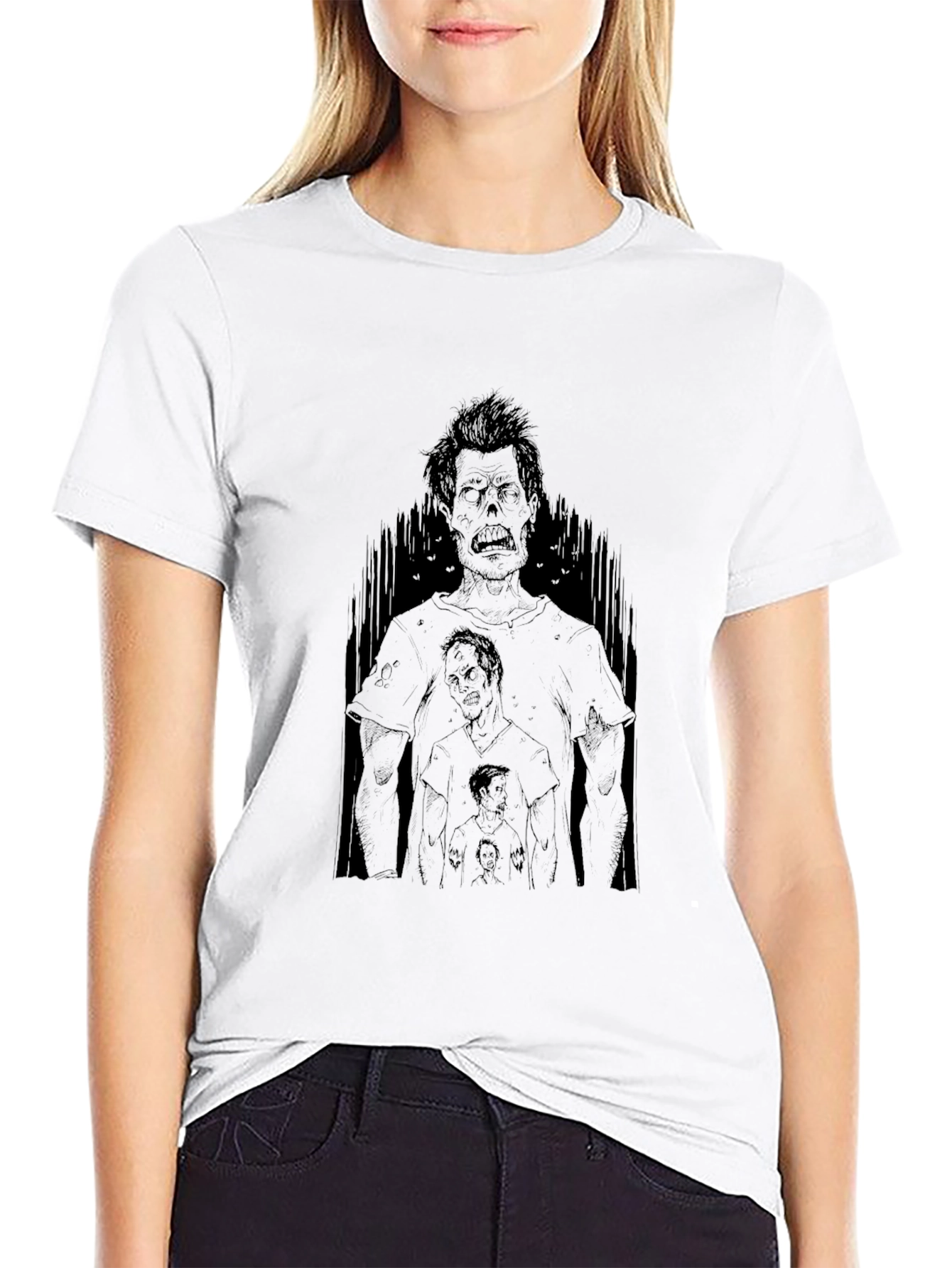 Black Zombie Recursive T-Shirt