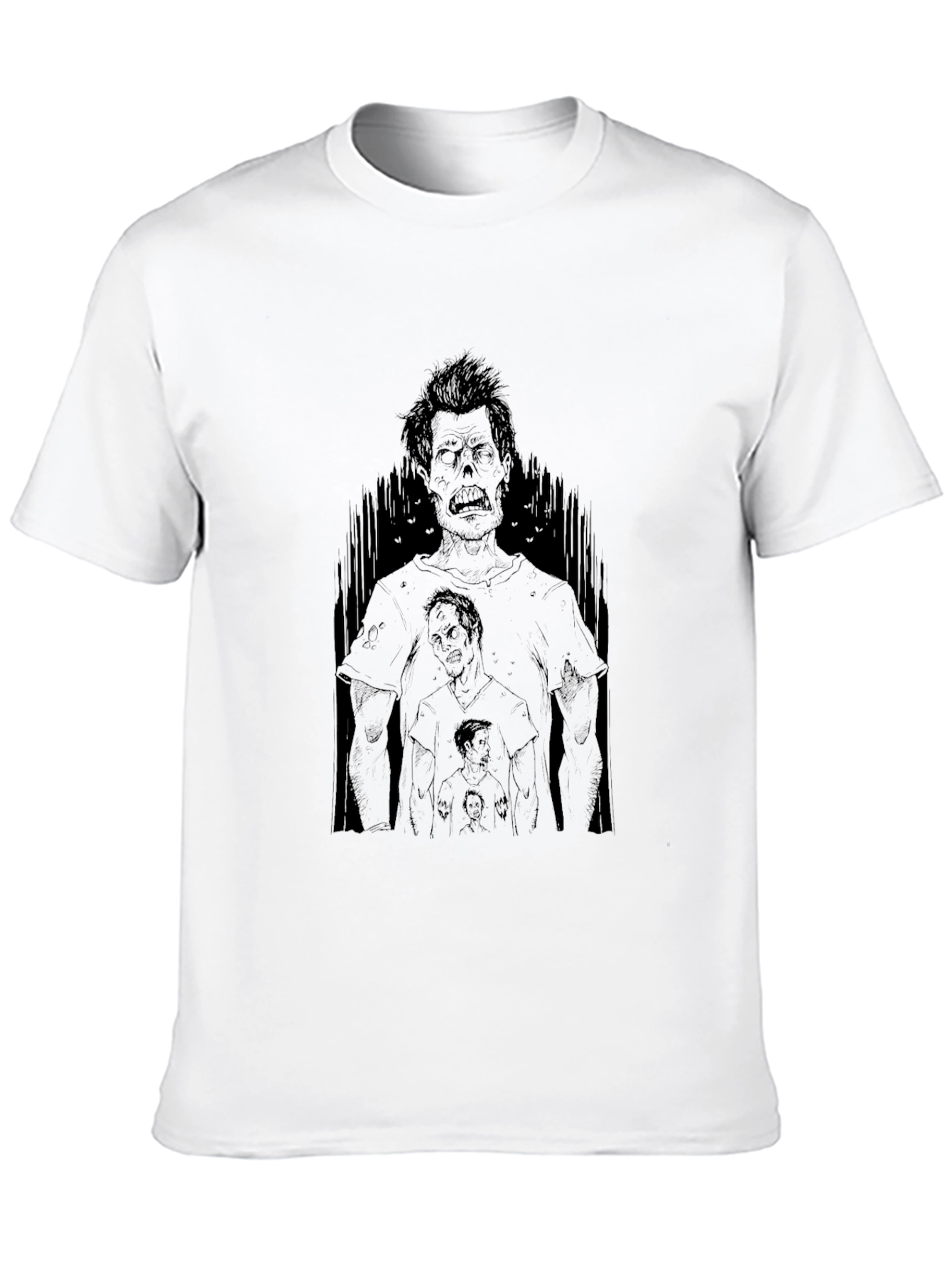 Black Zombie Recursive T-Shirt