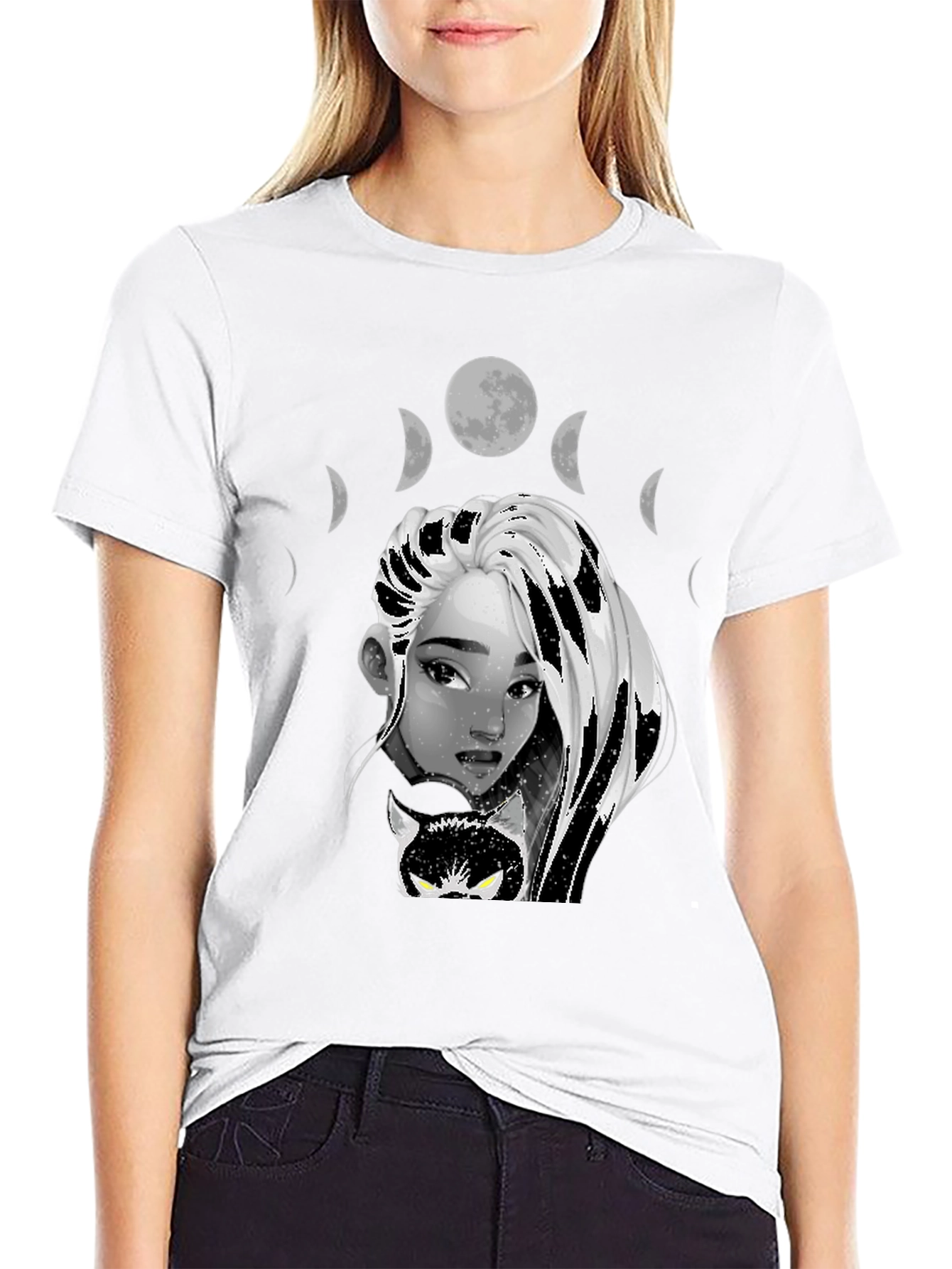 Mystic Moon Phase Graphic Tee