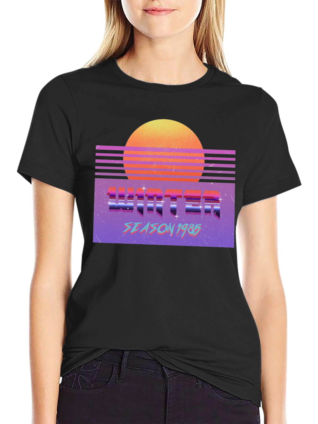 Winter Season 1985 Retro Graphic T-Shirt