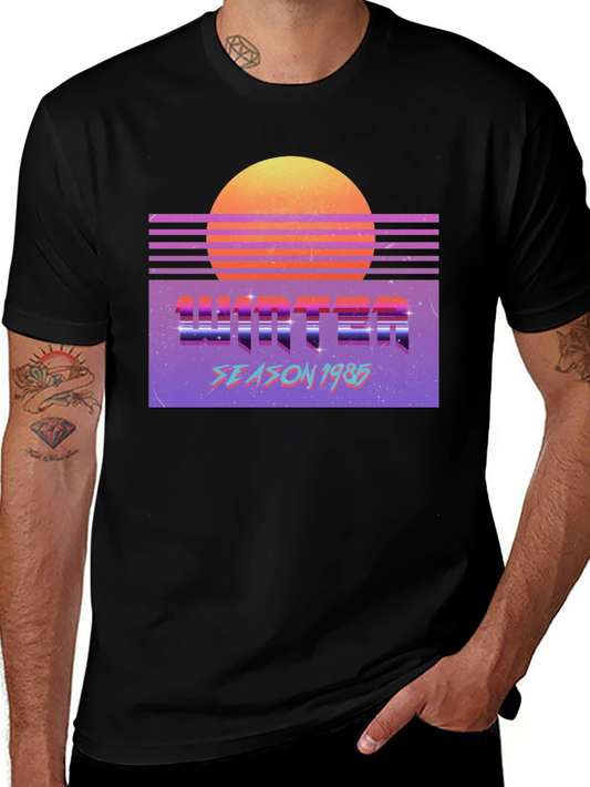 Winter Season 1985 Retro Graphic T-Shirt
