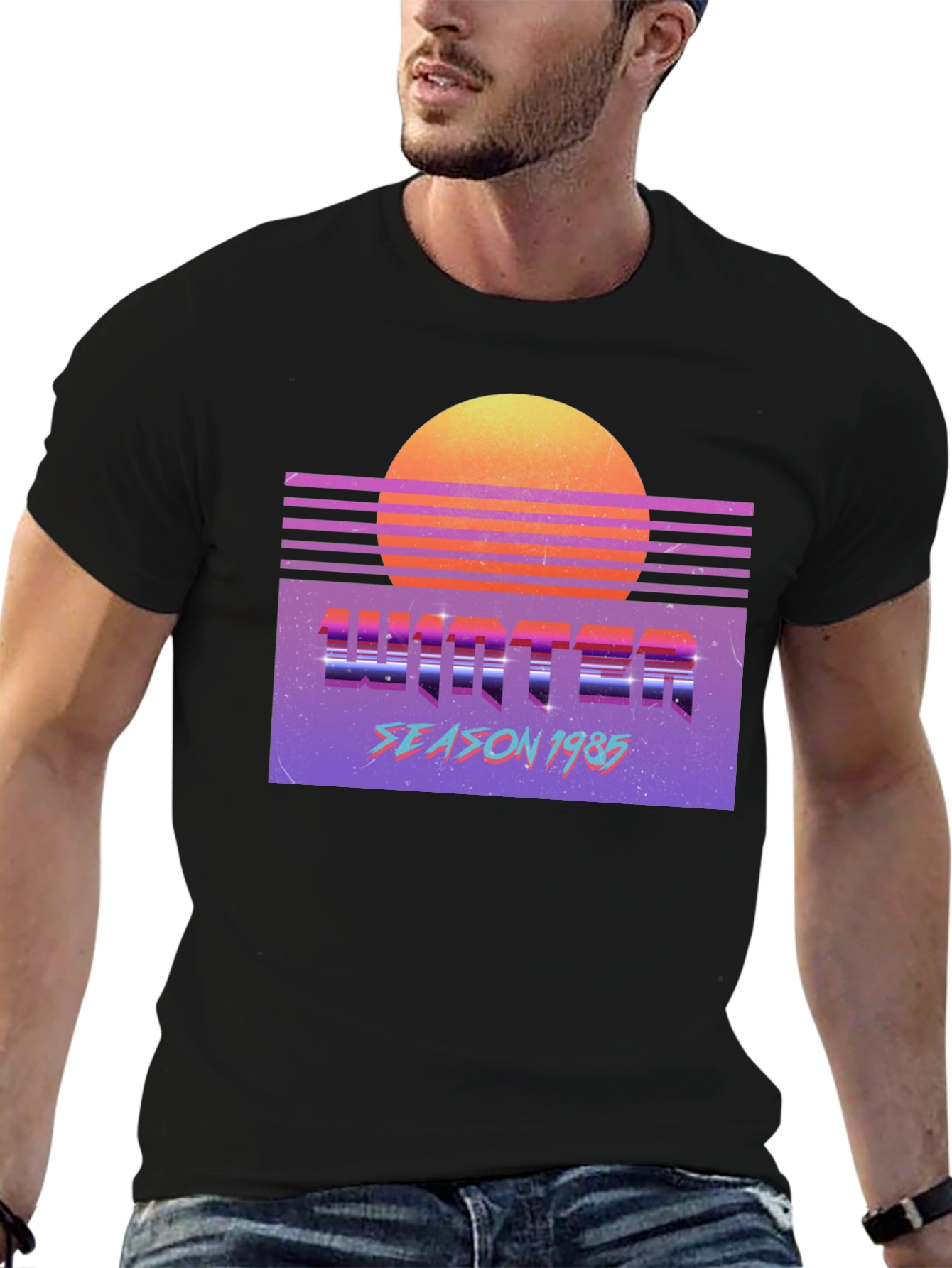 Winter Season 1985 Retro Graphic T-Shirt