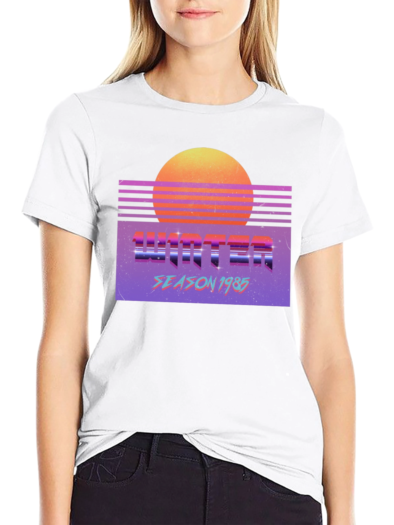 Winter Season 1985 Retro Graphic T-Shirt