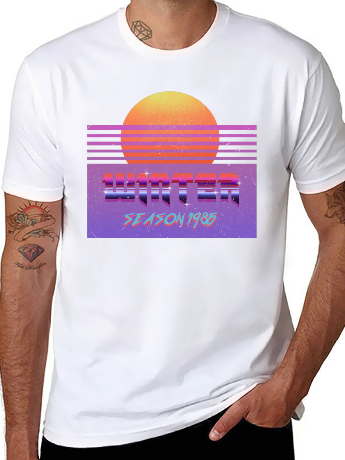 Winter Season 1985 Retro Graphic T-Shirt