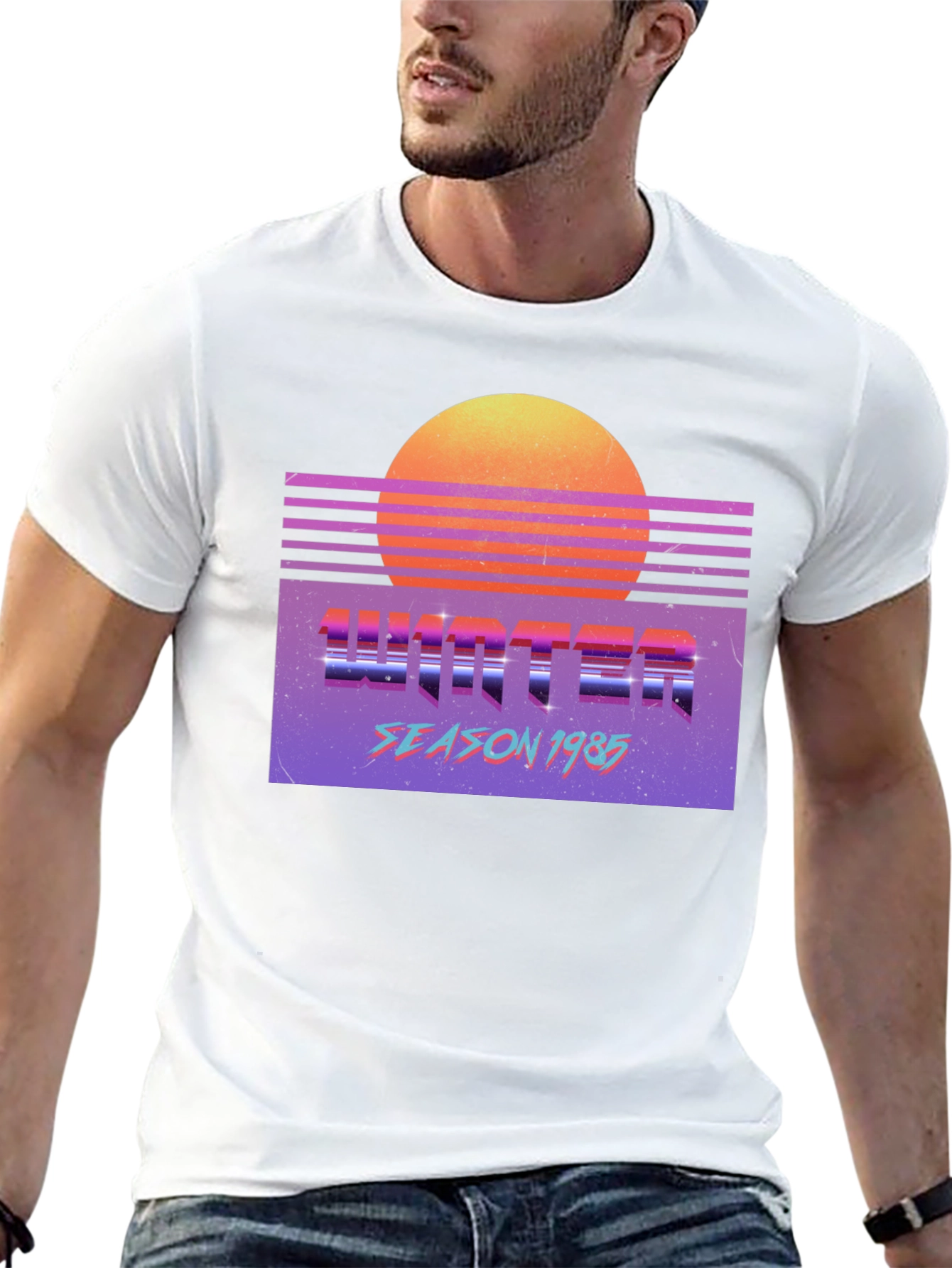 Winter Season 1985 Retro Graphic T-Shirt