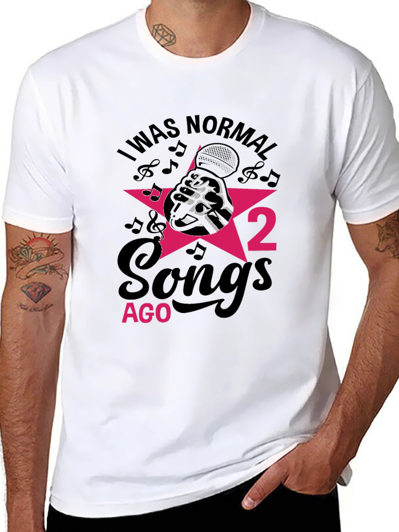 I Was Normal 2 Songs Ago Mens T-Shirt