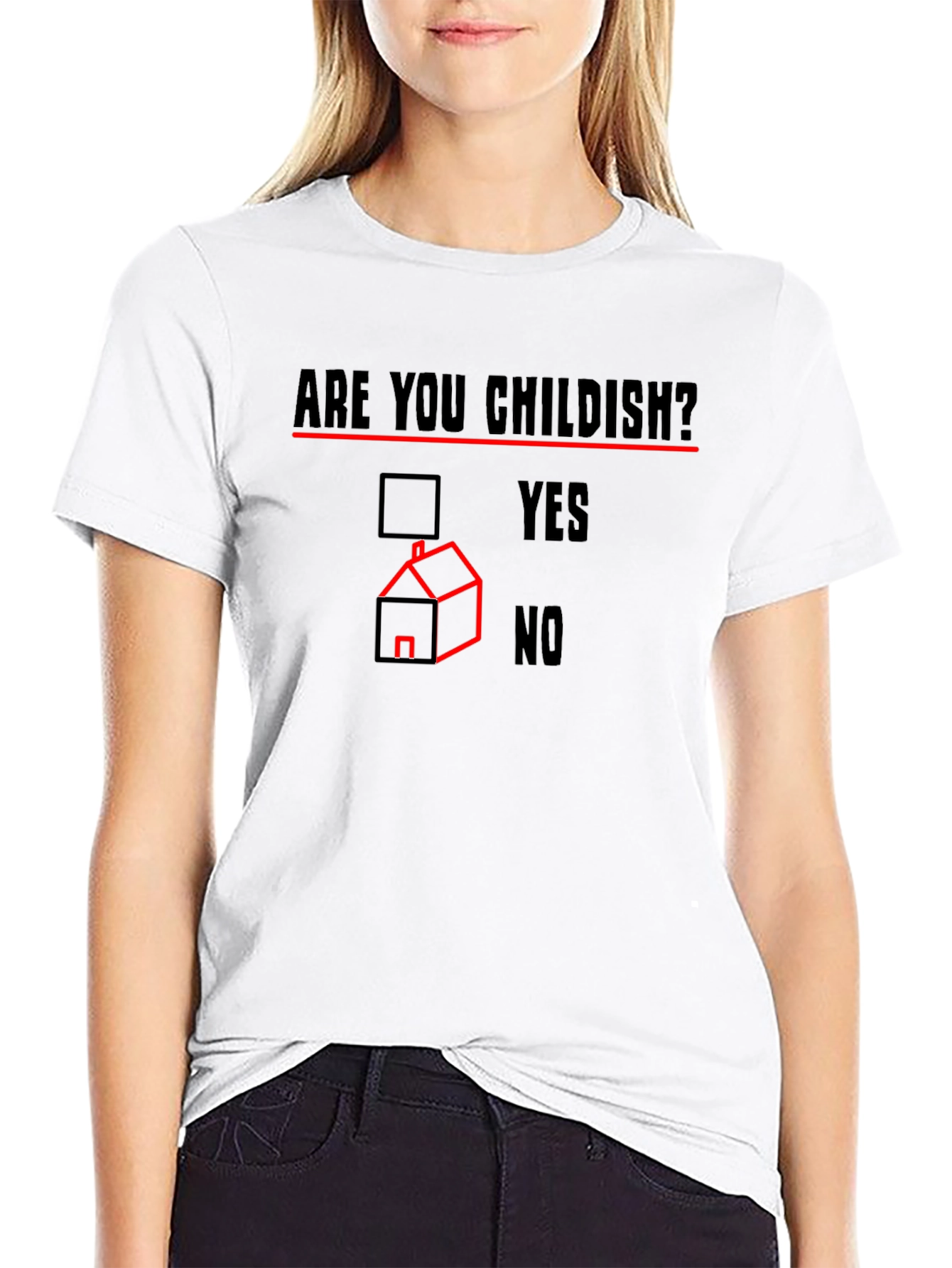 Are You Childish? Novelty Graphic Tee