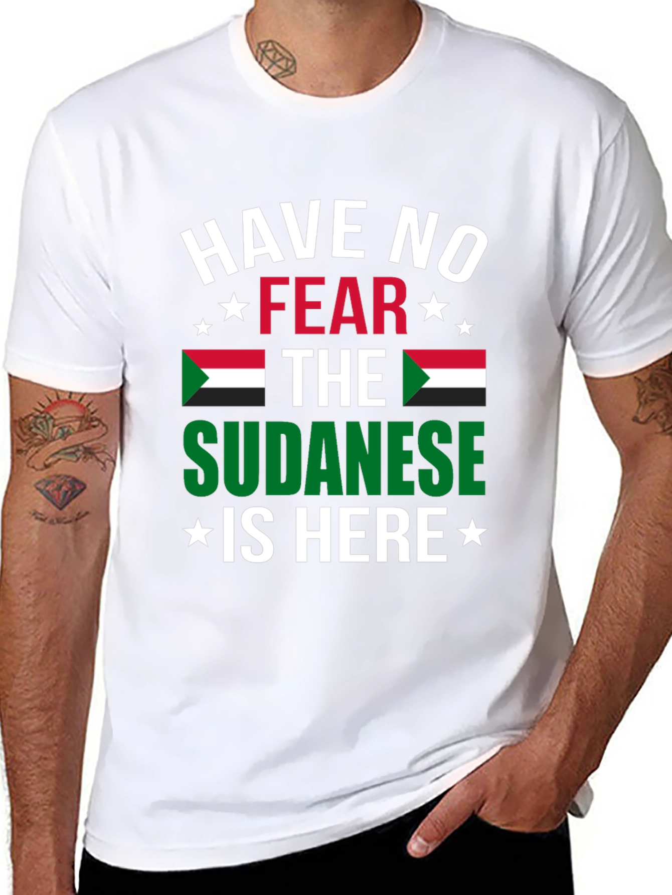 Sudanese Pride Graphic Tee - Have No Fear