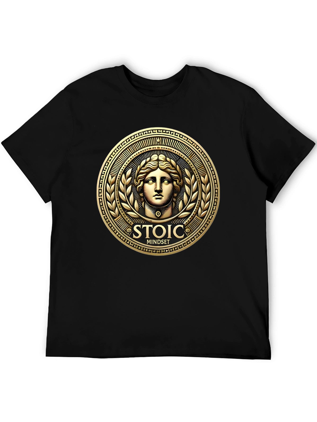Stoic Mindset Graphic Tee - Black