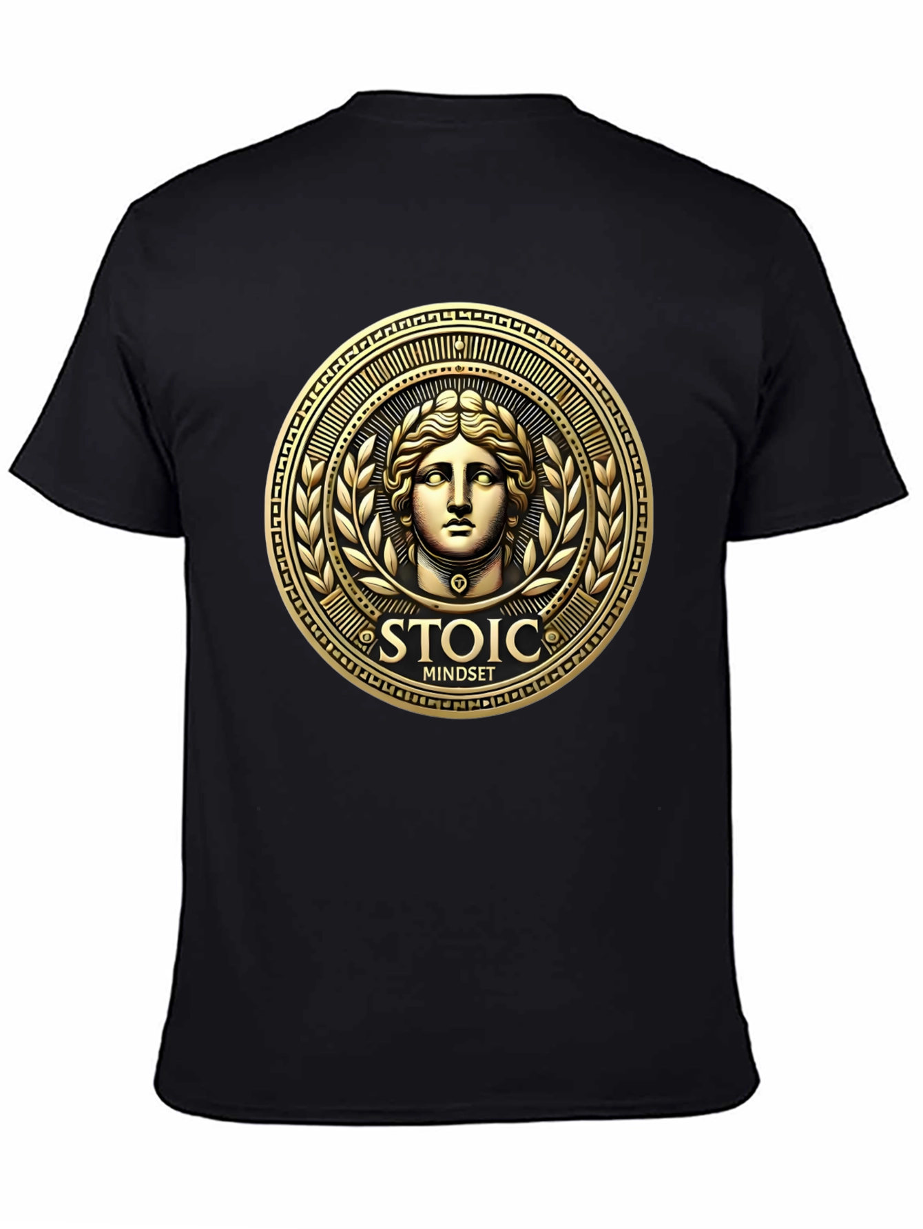Stoic Mindset Graphic Tee - Black