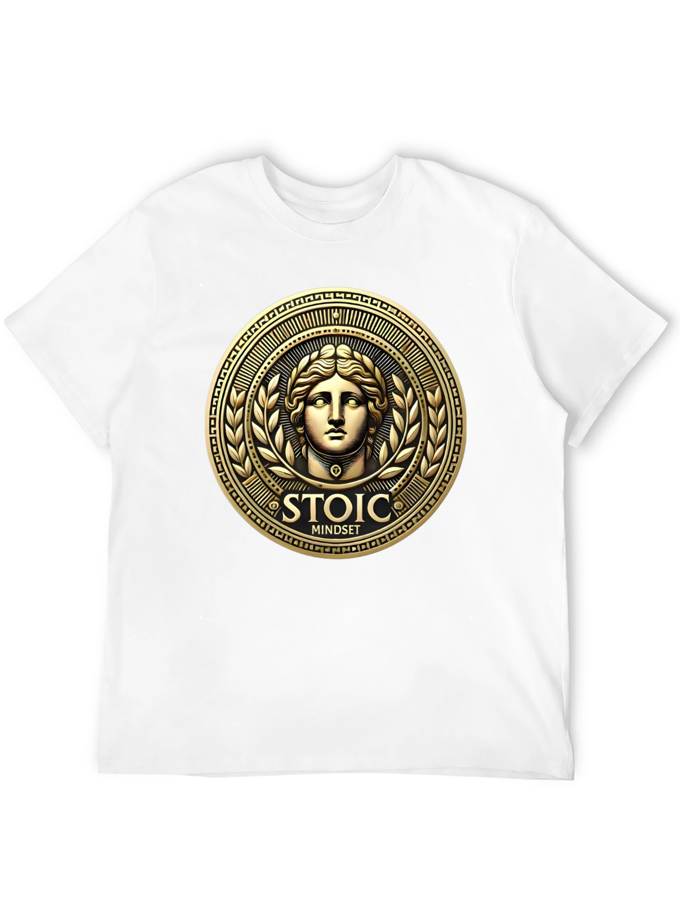 Stoic Mindset Graphic Tee - Black