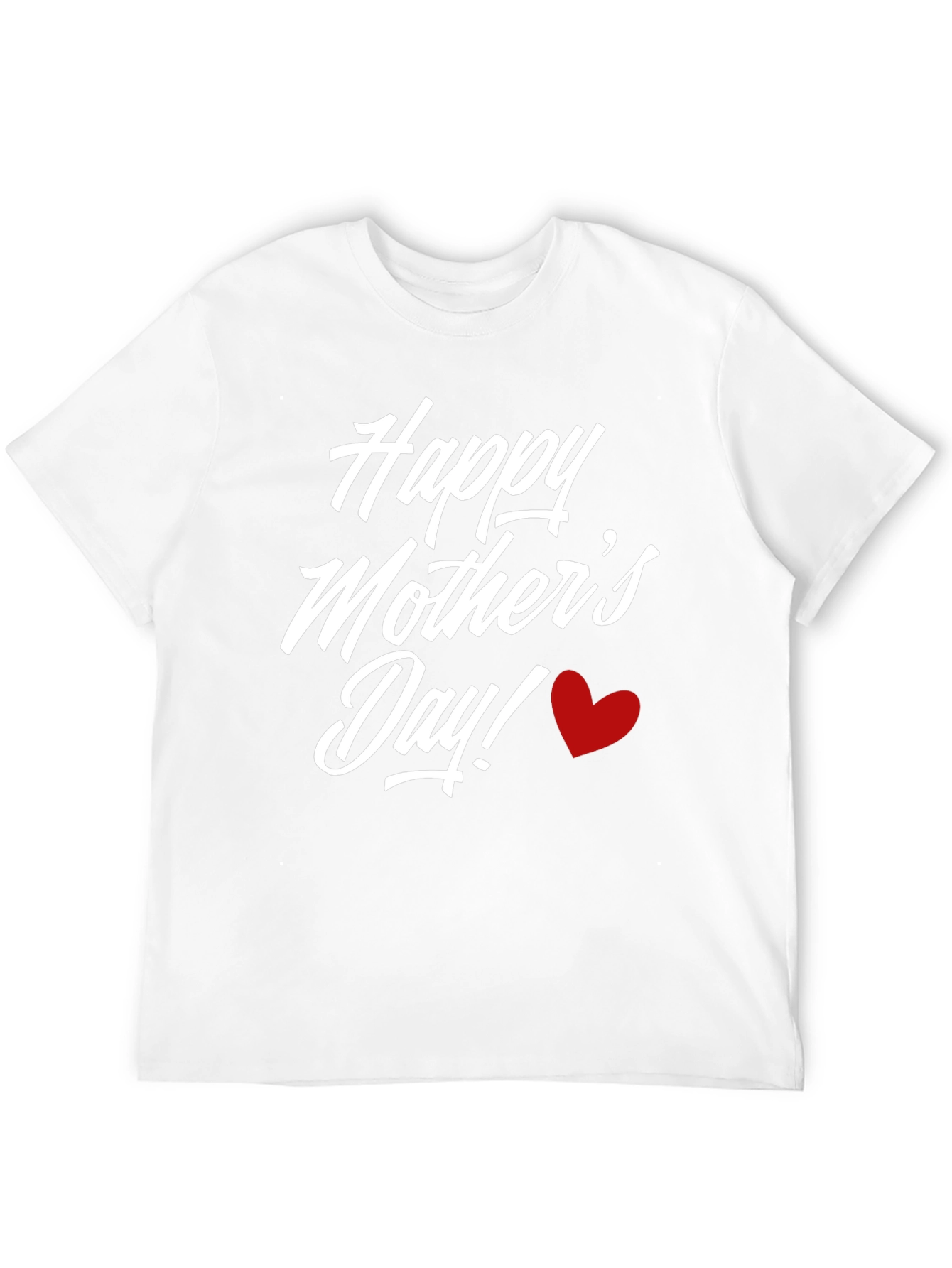 Happy Mothers Day T-Shirt Heart Design