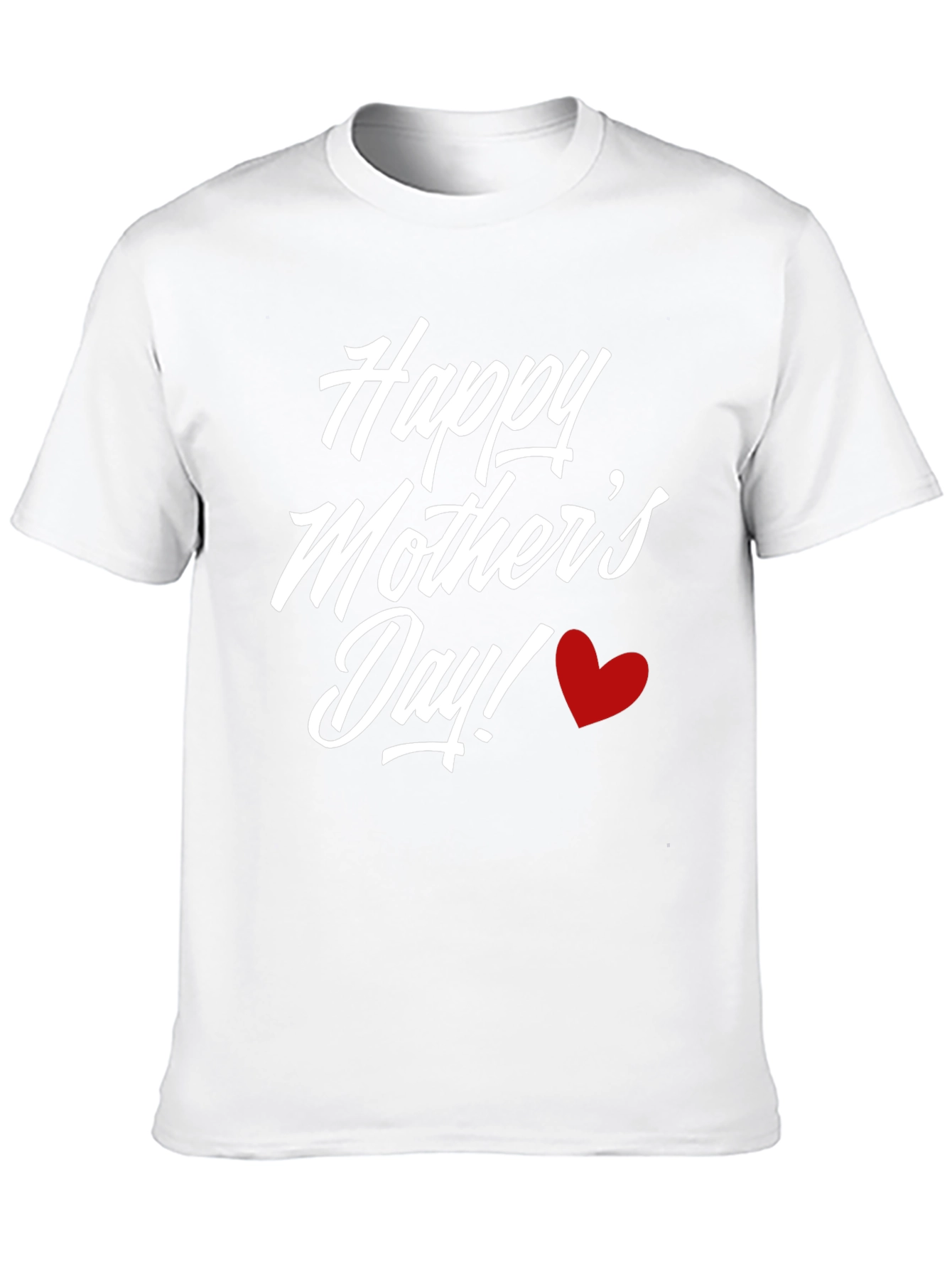 Happy Mothers Day T-Shirt Heart Design