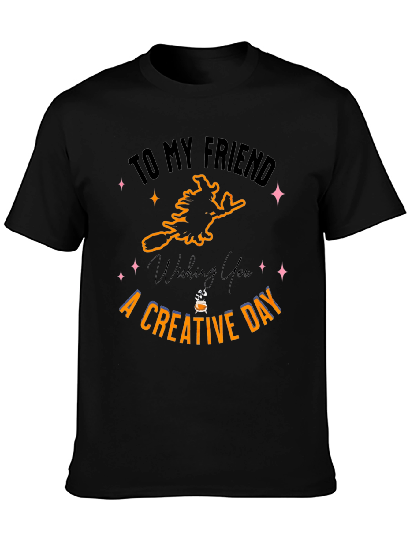 Creative Halloween T-Shirt - Witch Design