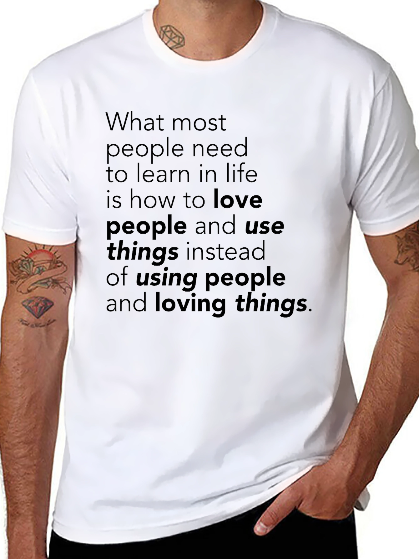 Love People Use Things Graphic T-Shirt