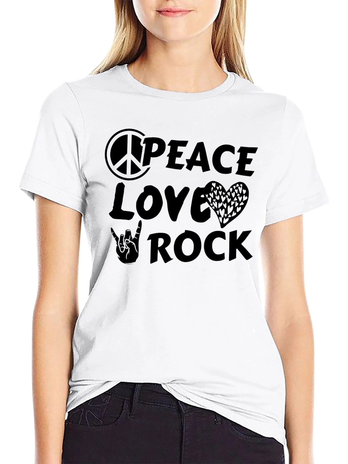 Peace Love Rock T-Shirt