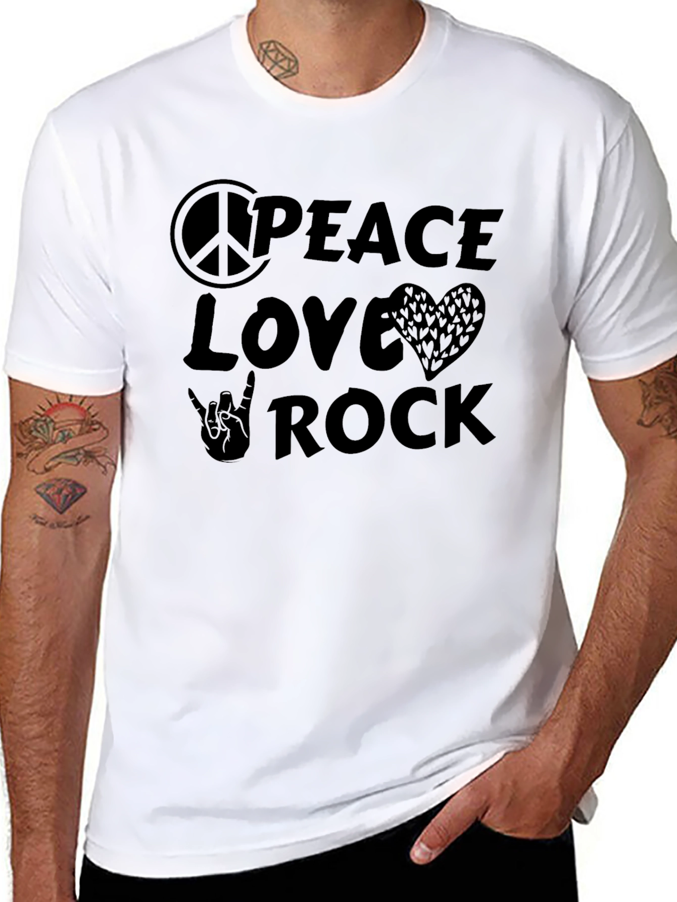 Peace Love Rock T-Shirt