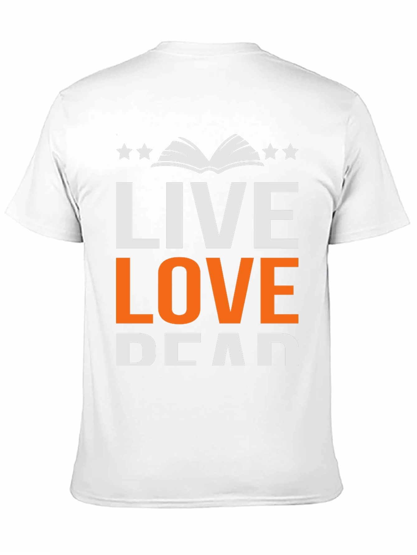 Live Love Read Bookworm Graphic Tee