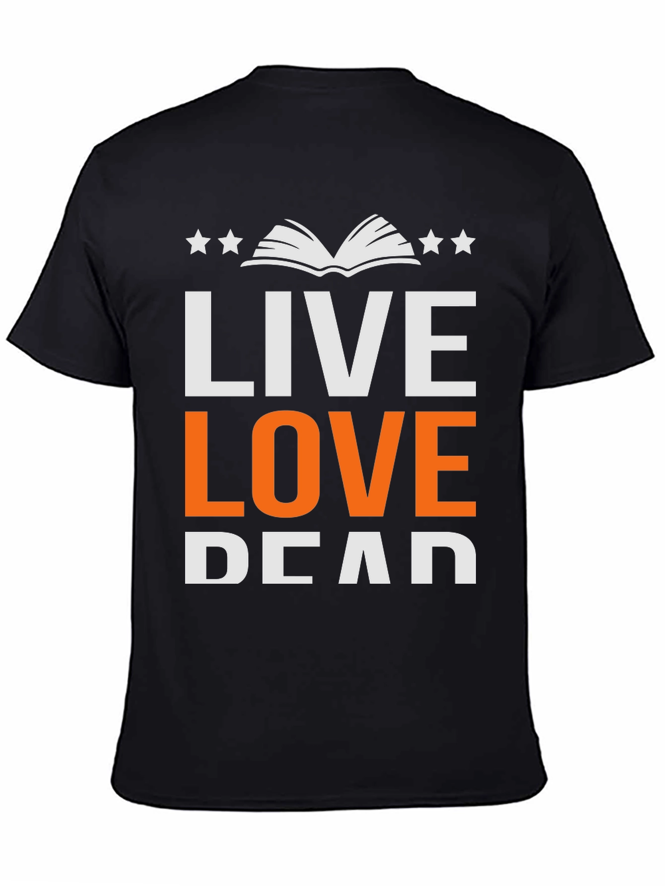 Live Love Read Bookworm Graphic Tee