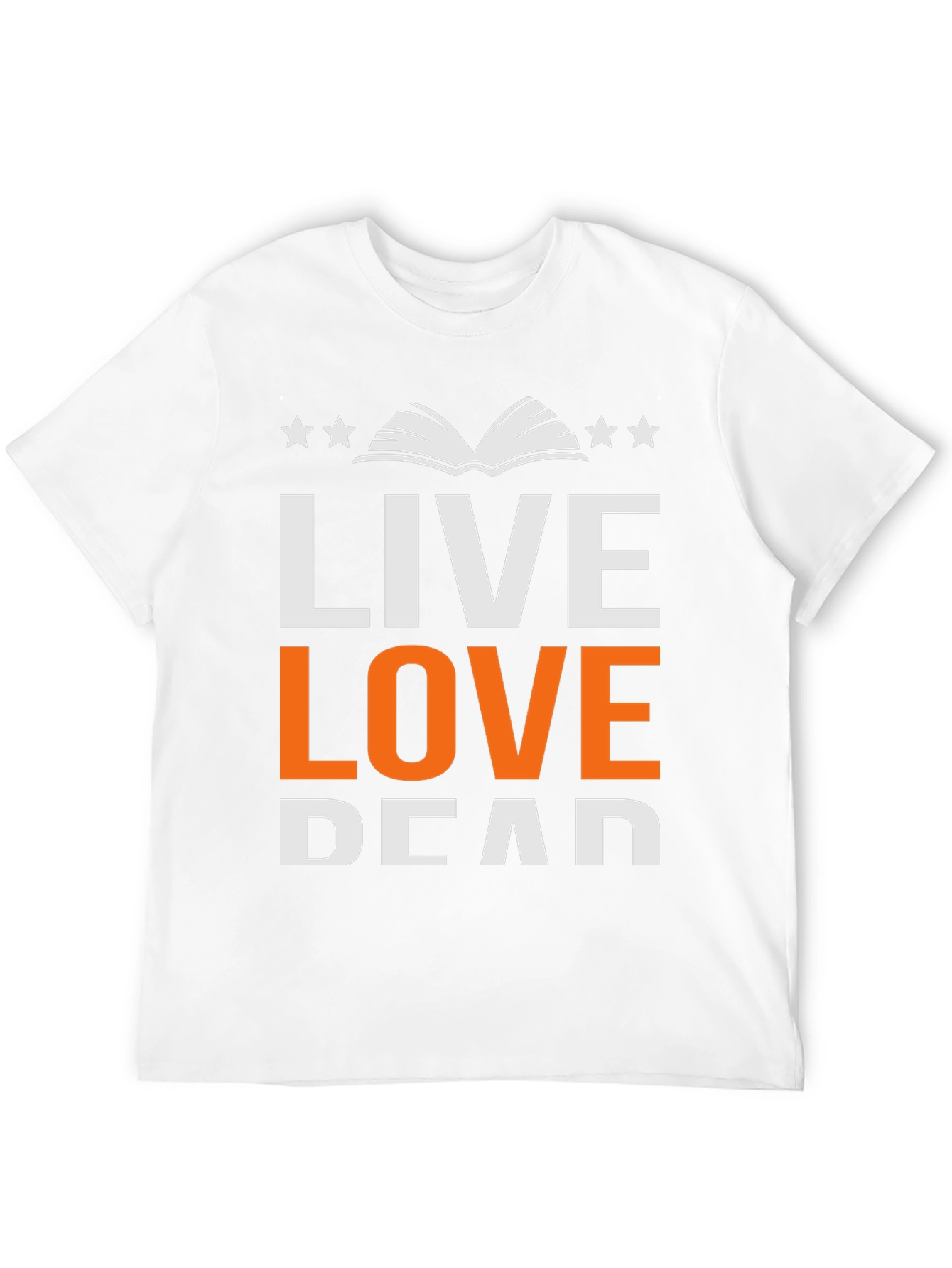 Live Love Read Bookworm Graphic Tee