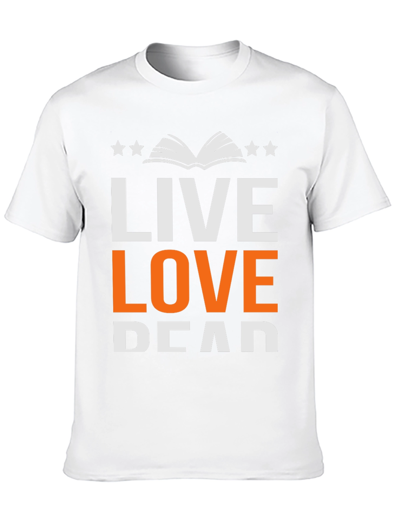 Live Love Read Bookworm Graphic Tee