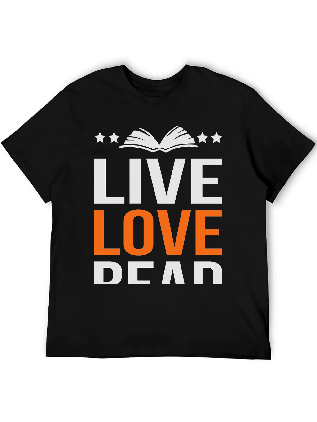 Live Love Read Bookworm Graphic Tee