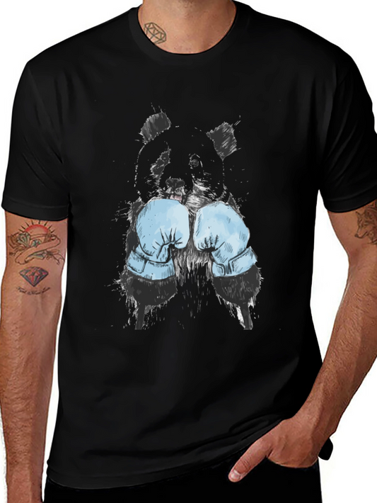 Boxer Panda Graphic T-Shirt