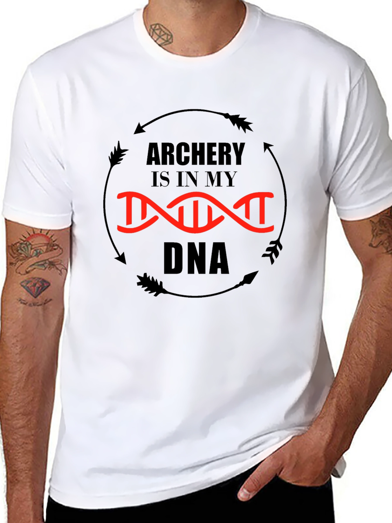Archery DNA Graphic Tee - Archery Lover Shirt