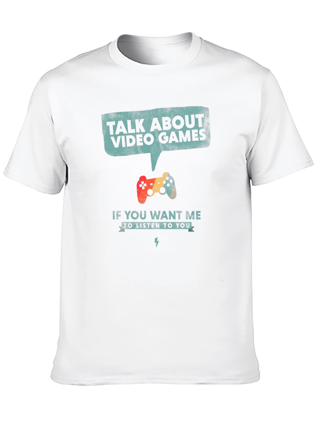 Talk About Video Games Graphic T-Shirt