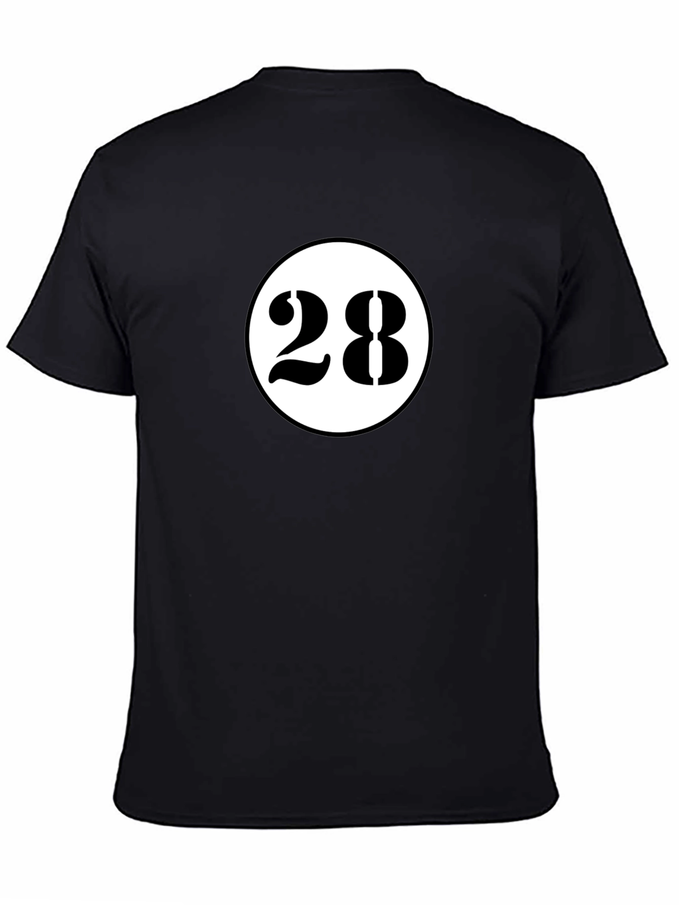 Retro Number 28 Graphic Tee - Classic Style