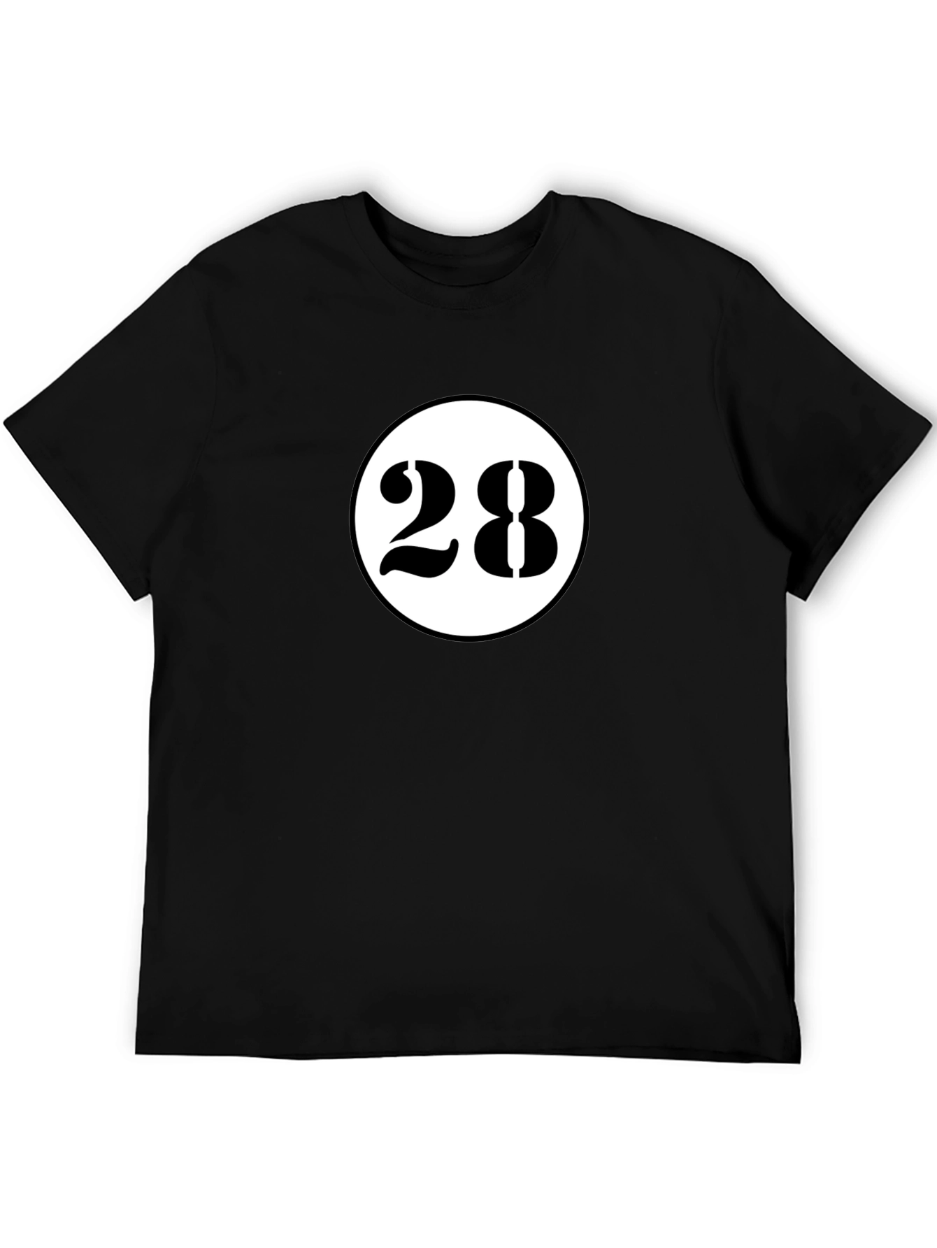 Retro Number 28 Graphic Tee - Classic Style