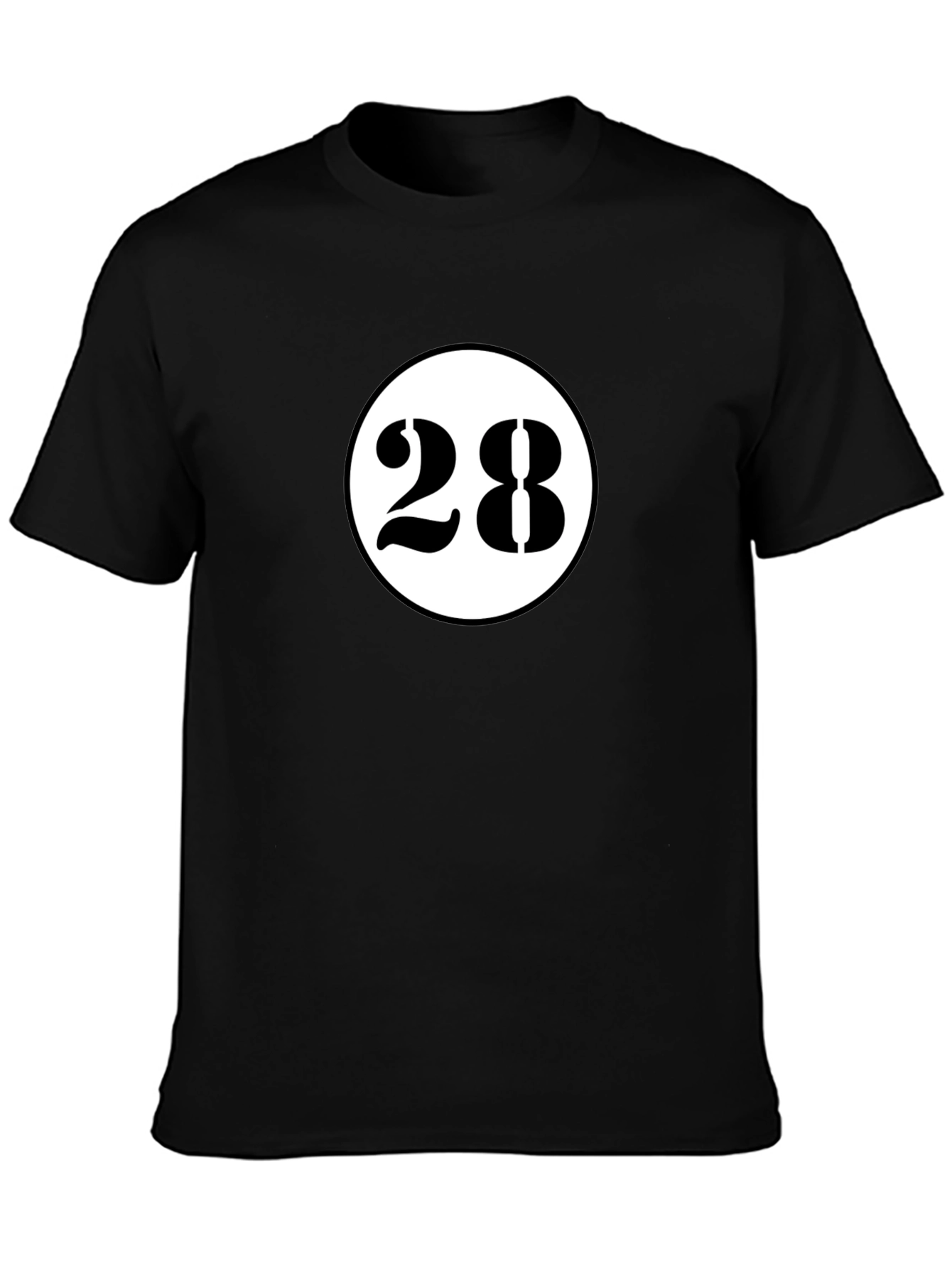 Retro Number 28 Graphic Tee - Classic Style