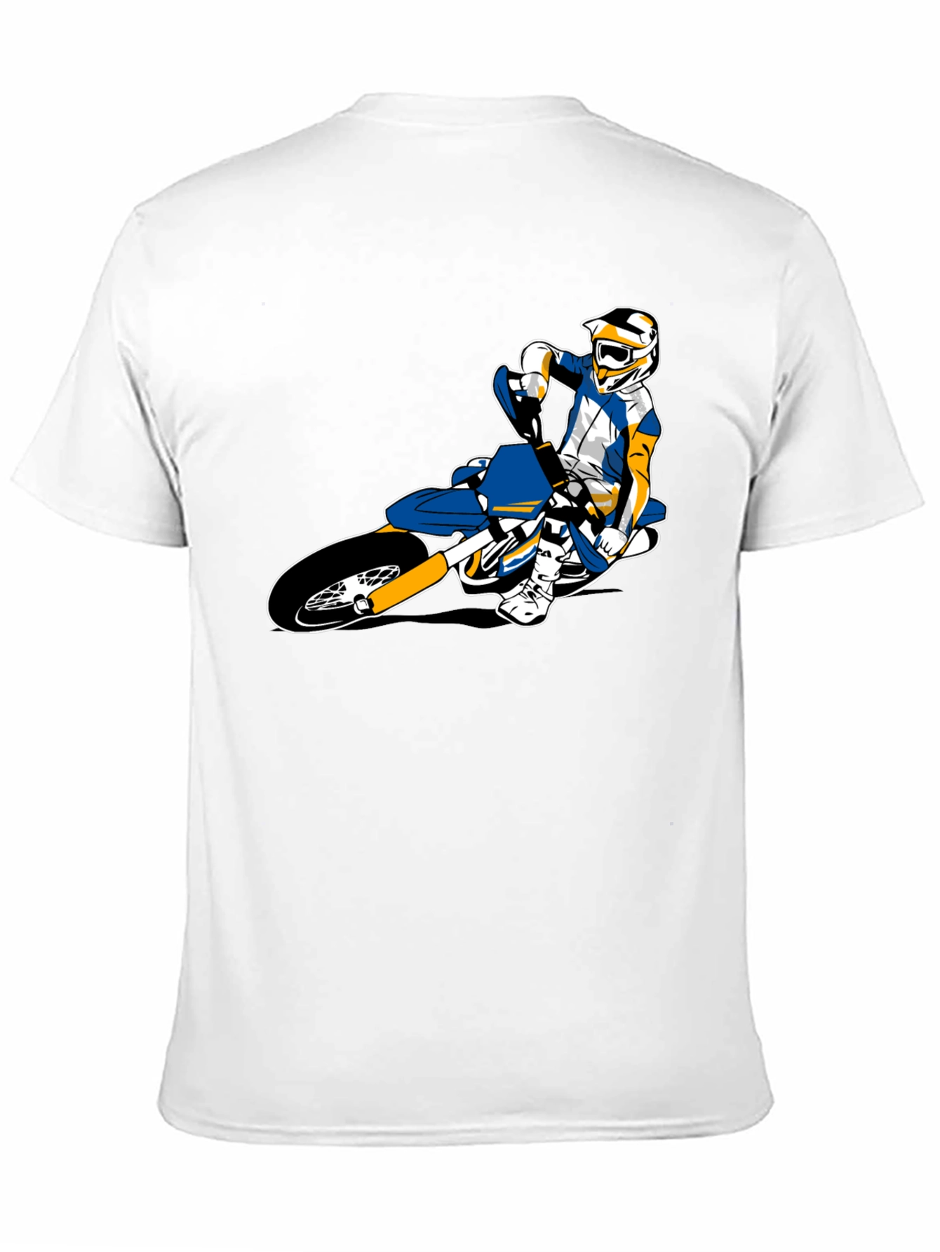 Motocross Rider Graphic Tee - Black