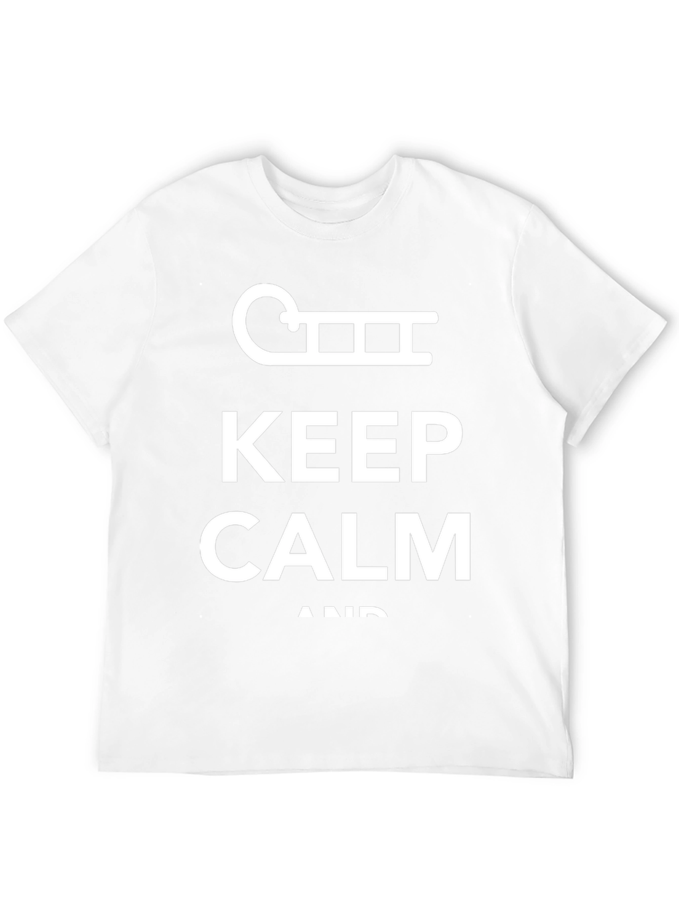 Keep Calm and Sleigh On! Black T-Shirt
