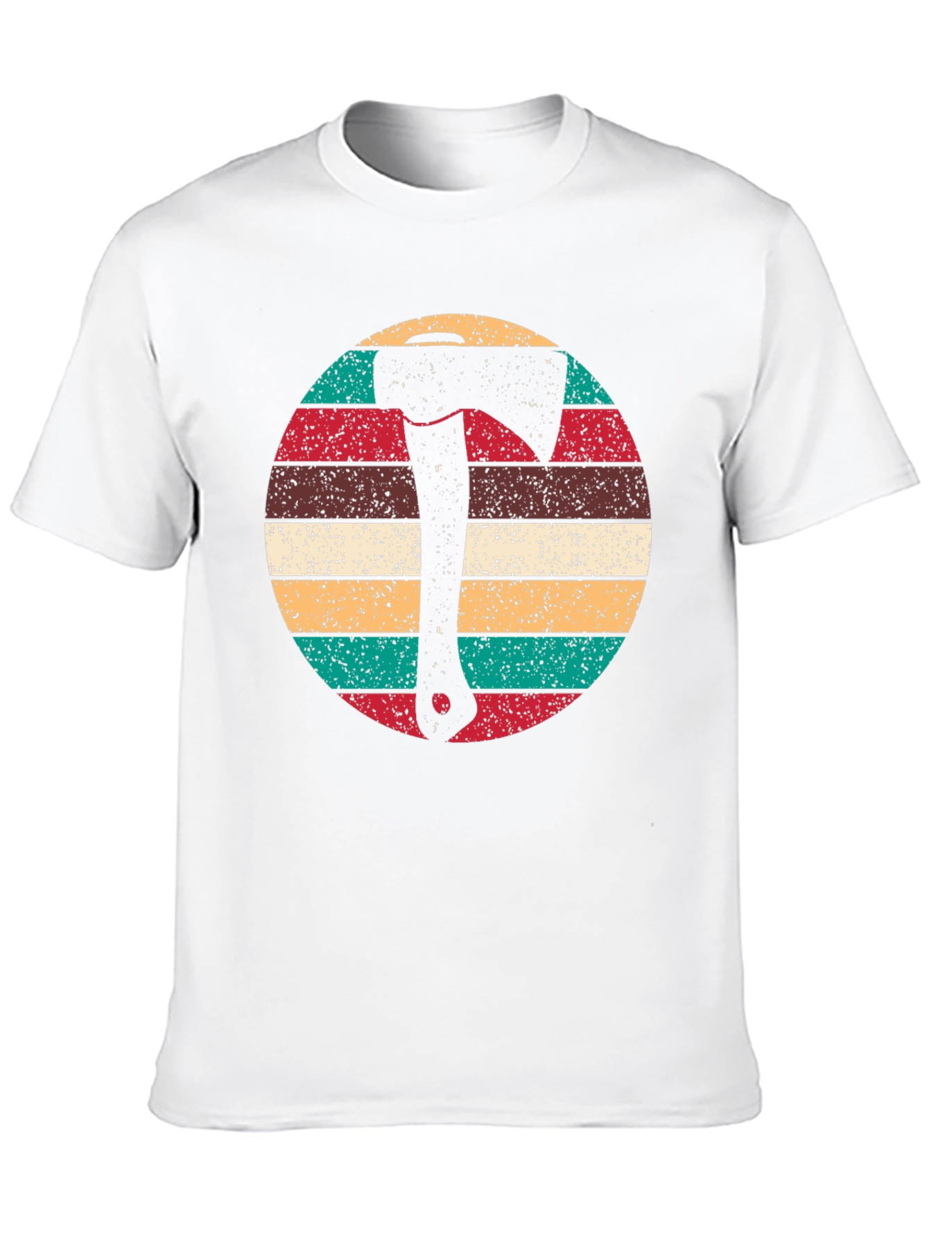 Retro Axe Graphic Tee - Logger Style