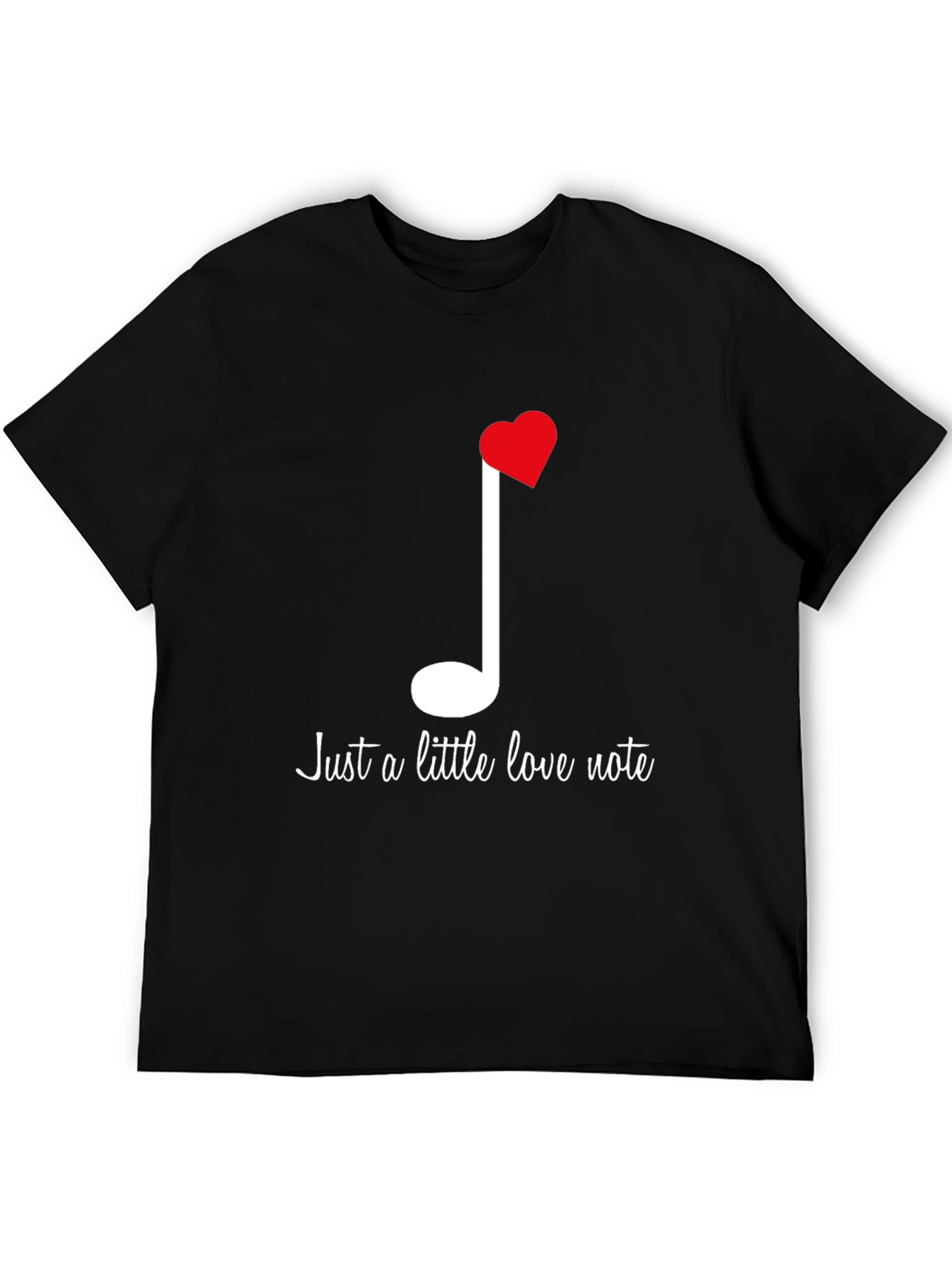 Love Note T-Shirt: Musical Heart Tee
