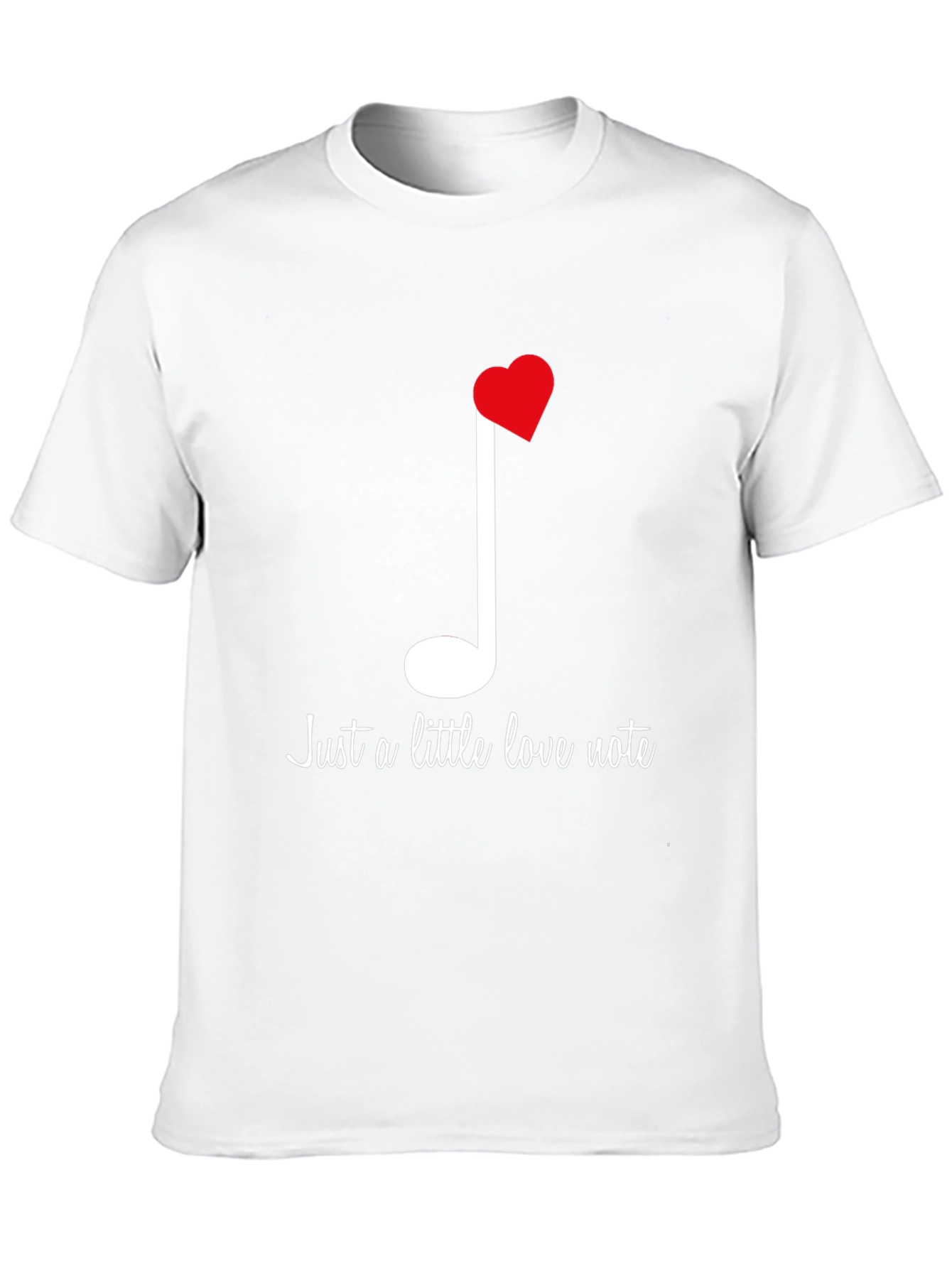 Love Note T-Shirt: Musical Heart Tee