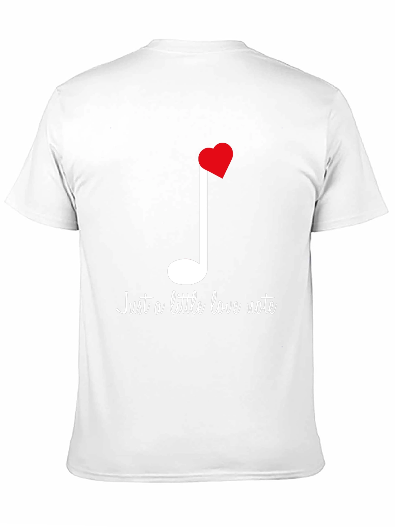 Love Note T-Shirt: Musical Heart Tee
