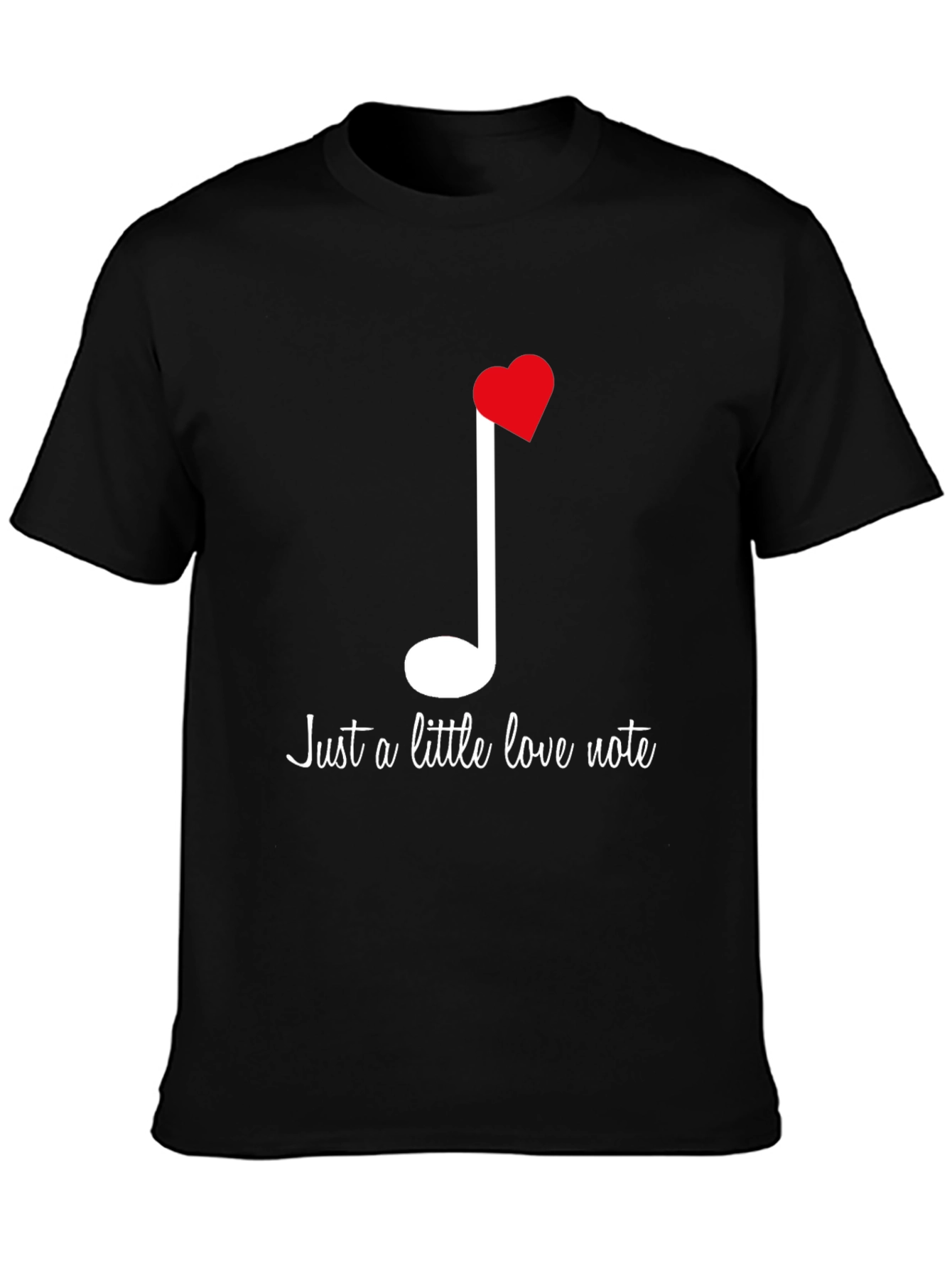 Love Note T-Shirt: Musical Heart Tee