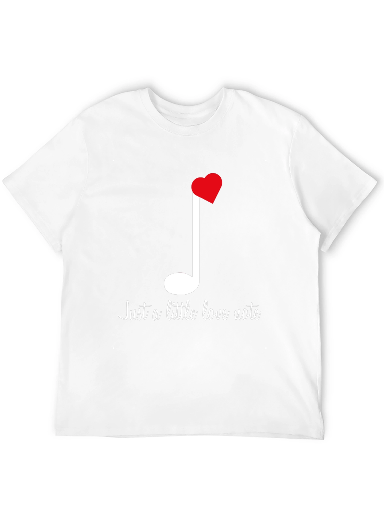 Love Note T-Shirt: Musical Heart Tee