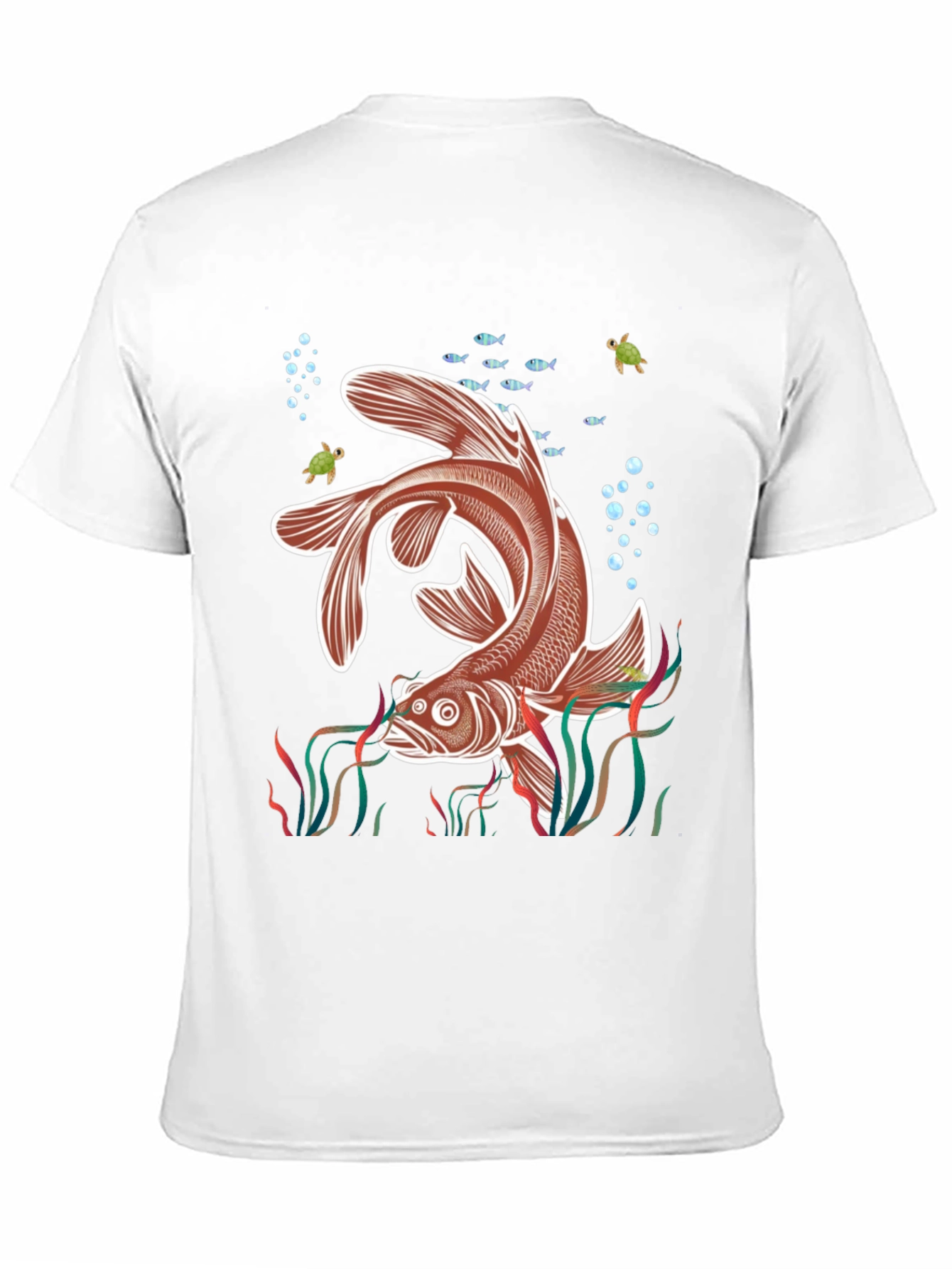 Fish Graphic Black T-Shirt